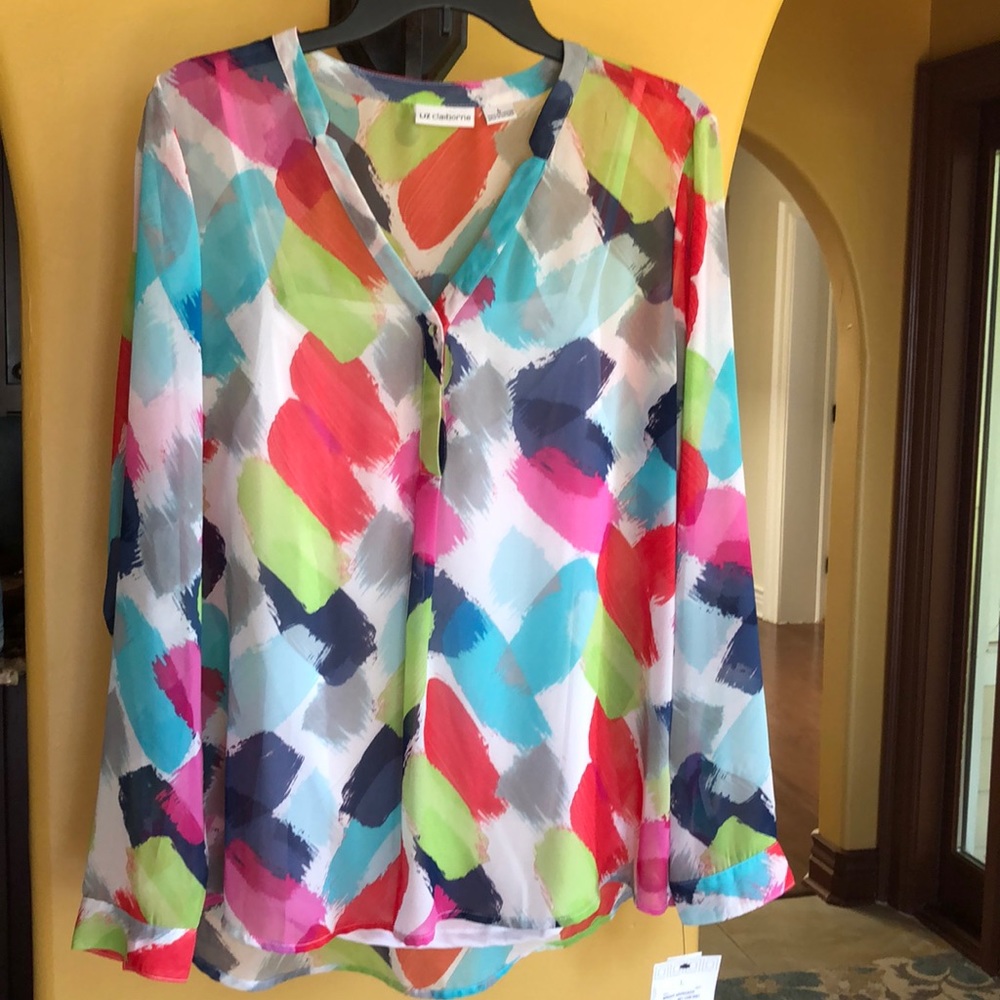 NWT Liz Claiborne Summer blouse
